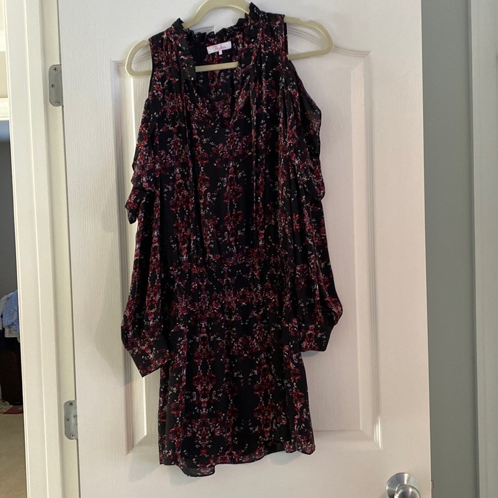 Parker large cold shoulder dress